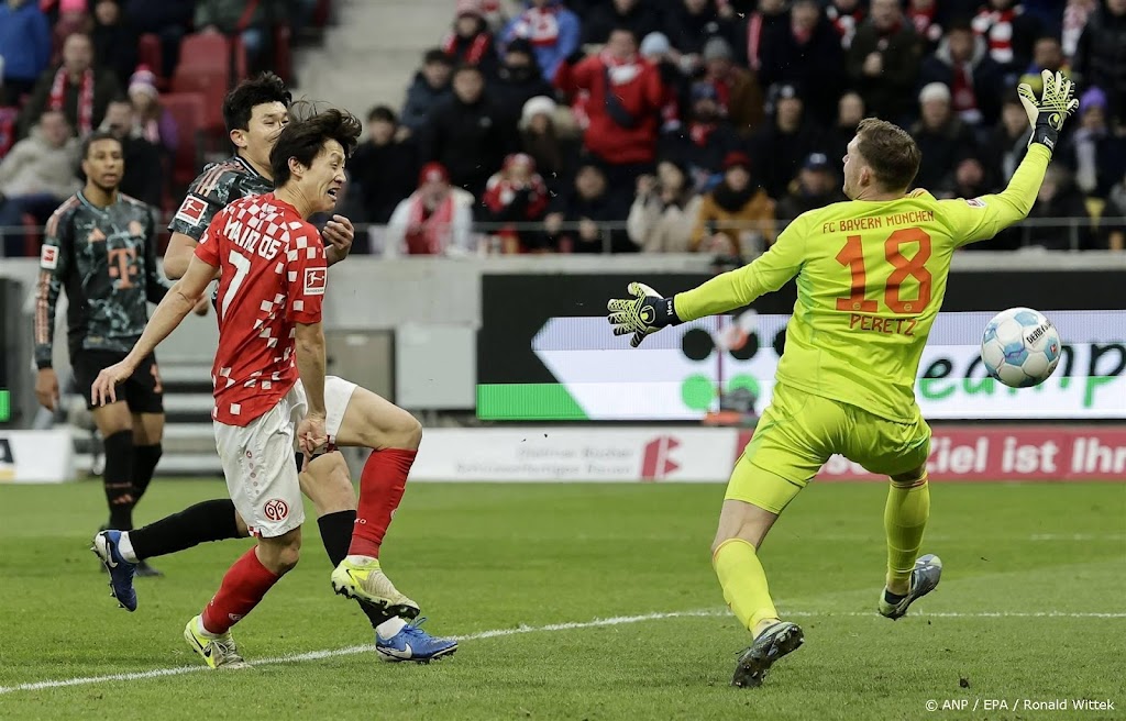 Mainz bezorgt Bayern München eerste nederlaag in competitie