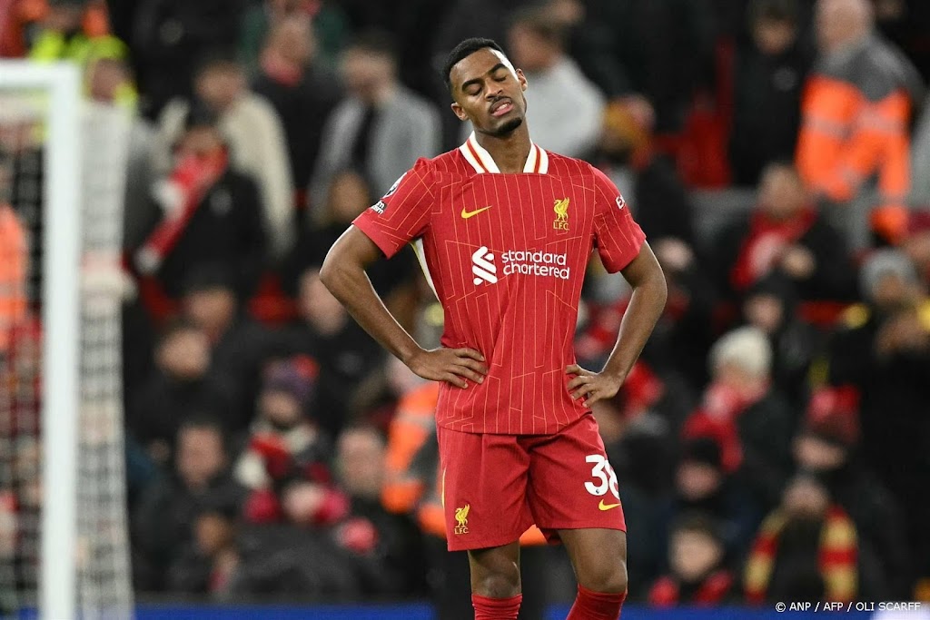 Slot speelt met koploper Liverpool voor tweede keer op rij gelijk