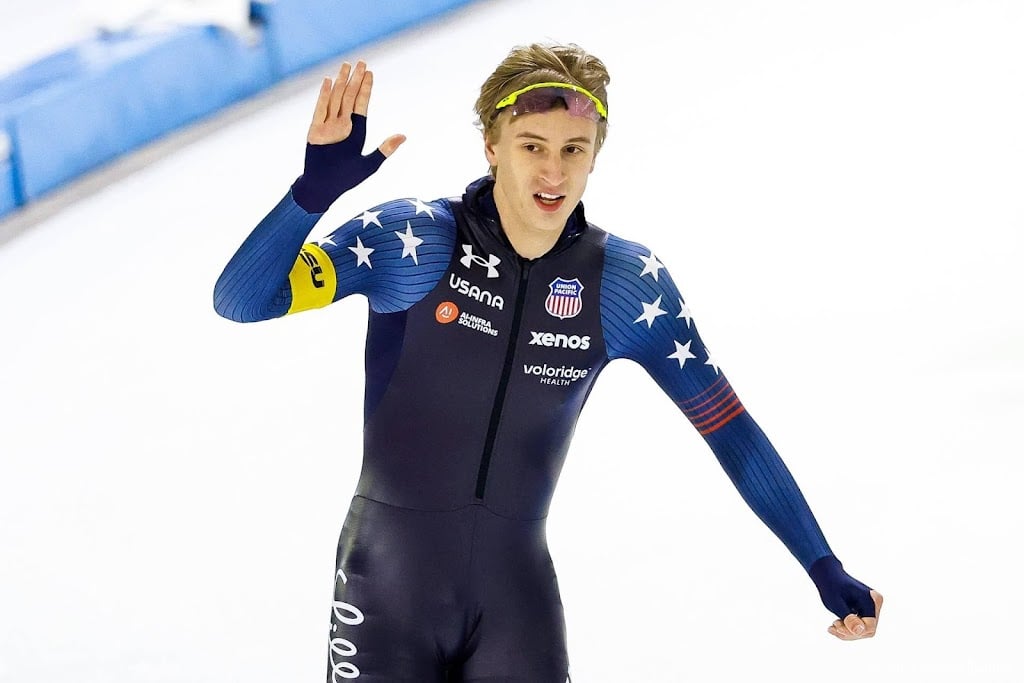 Stolz nipt snelste op tweede 500 meter in Hamar, Diniz vierde