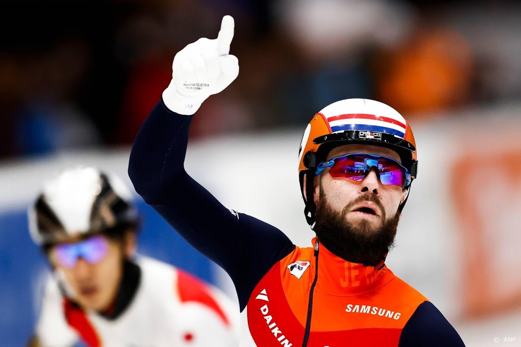 Shorttracker Knegt schaatst naar zege in B-finale 1500 meter