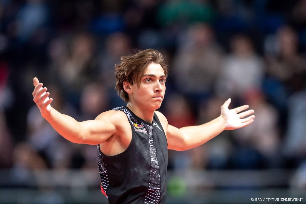 Duplantis springt weer wereldrecord met de polsstok: 6,18