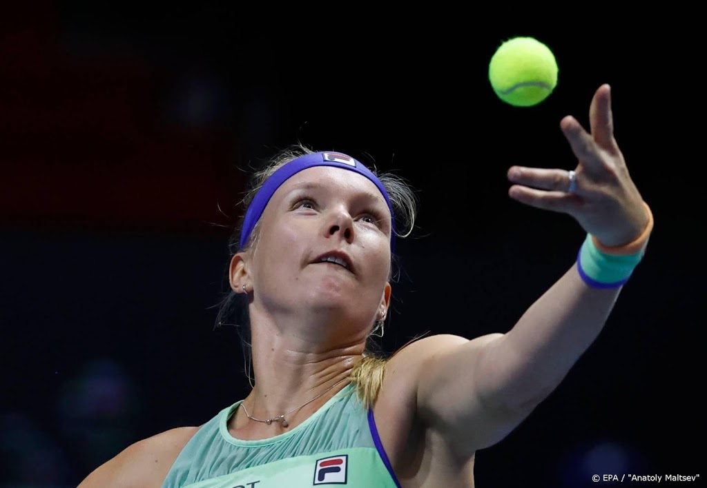 Tennisster Bertens opnieuw naar finale in Sint-Petersburg