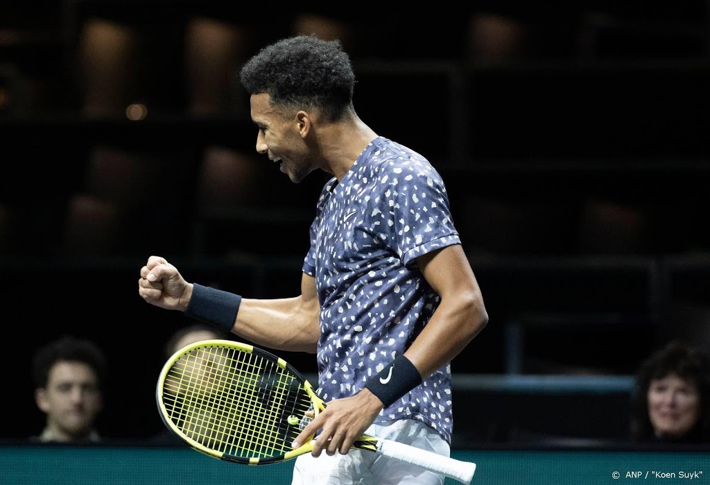 Canadees Auger-Aliassime in tennisfinale Rotterdam