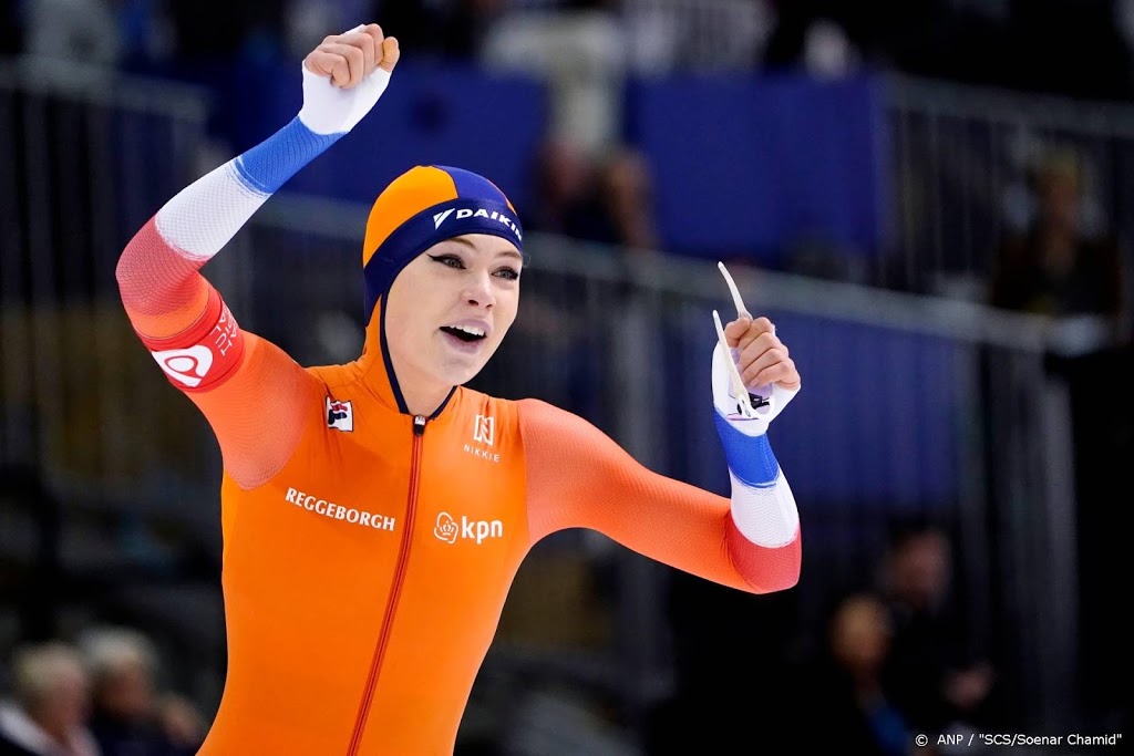 Schaatsster Leerdam stunt met WK-goud op 1000 meter