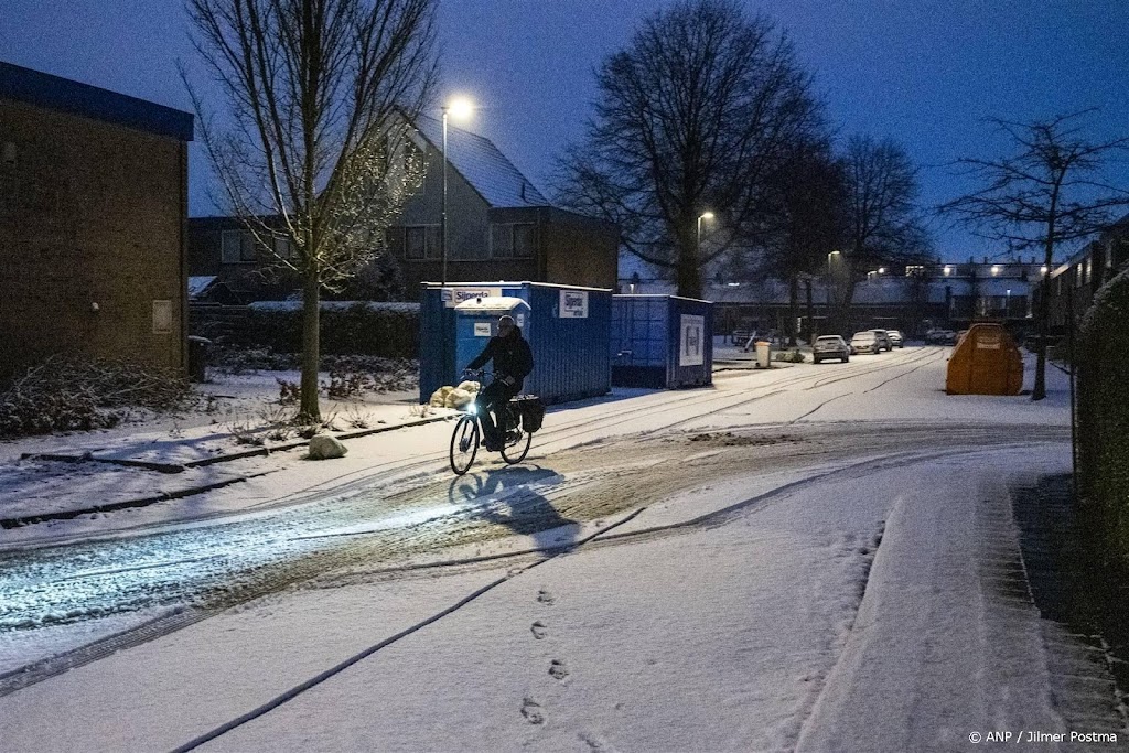 Code geel om sneeuwval in minder provincies