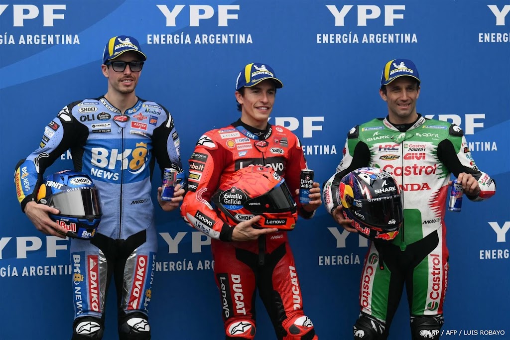 Motorcoureur Márquez opnieuw op pole in MotoGP