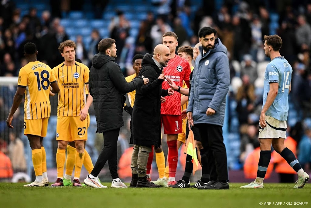 Nederlanders pakken met Brighton punt bij Manchester City