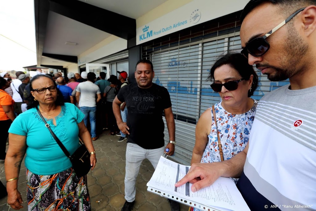 Gestrande reizigers terug naar Suriname