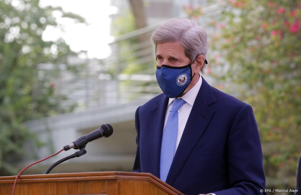 Amerikaanse klimaatgezant Kerry in China voor topoverleg