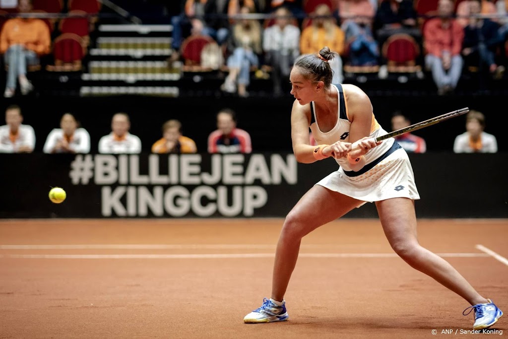 Oranje met 2-0 achter na nederlaag tennisster Pattinama-Kerkhove