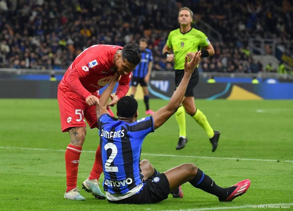 Dumfries en De Vrij verliezen met Inter in Serie A ook van Monza