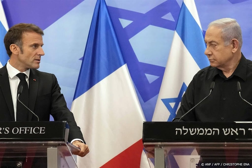 Netanyahu tegen Macron: Palestijnse staat beloning voor terreur