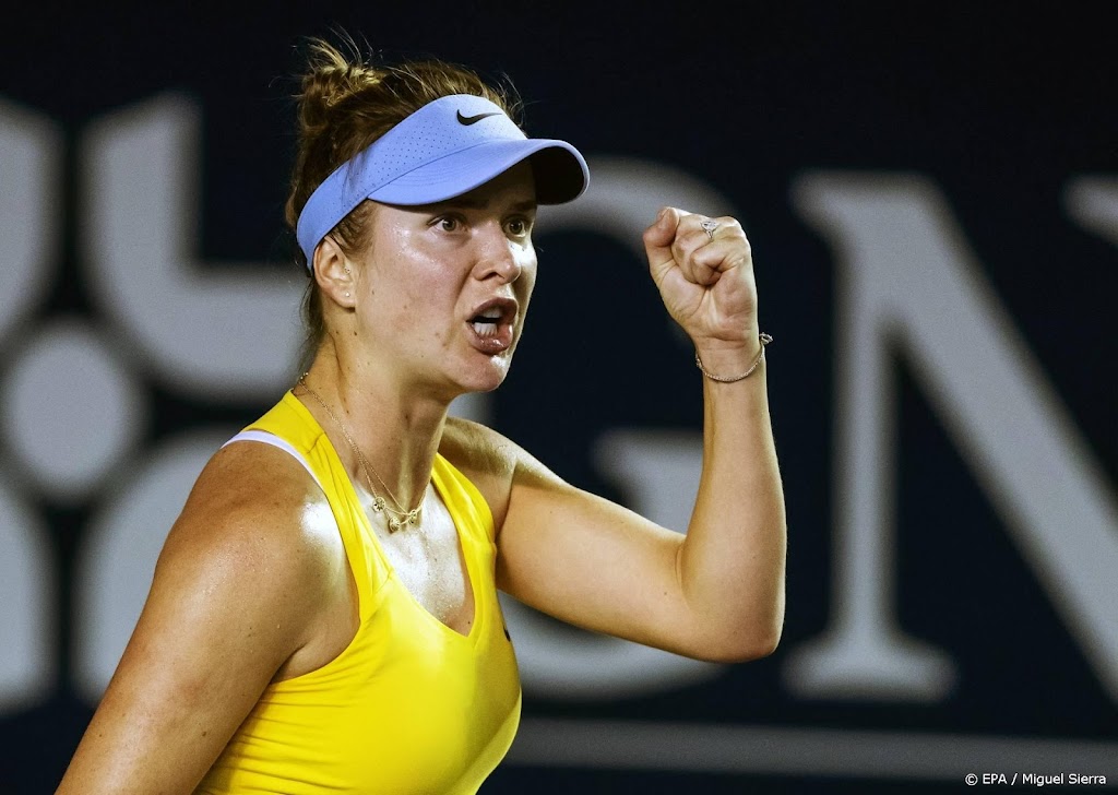 Svitolina mist vervolg tennisseizoen vanwege zwangerschap 