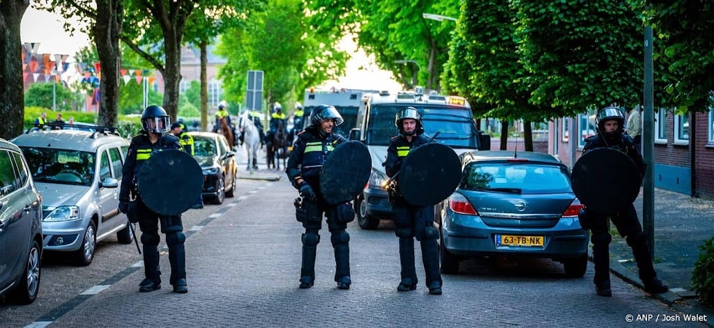 Politie arresteert twee mensen tijdens ongeregeldheden in Katwijk