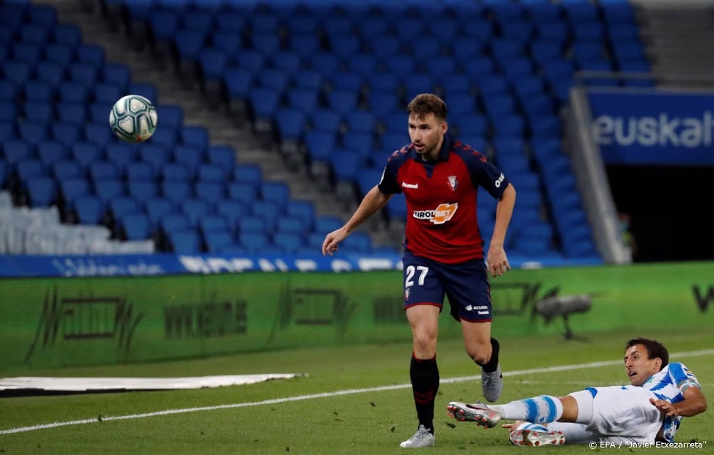 Real Sociedad niet verder dan 1-1 tegen Osasuna