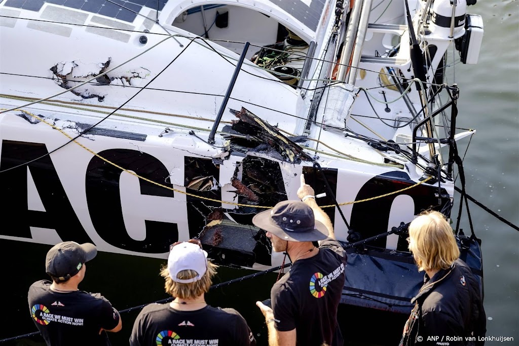 Aanvaring voor kust Scheveningen bij Ocean Race