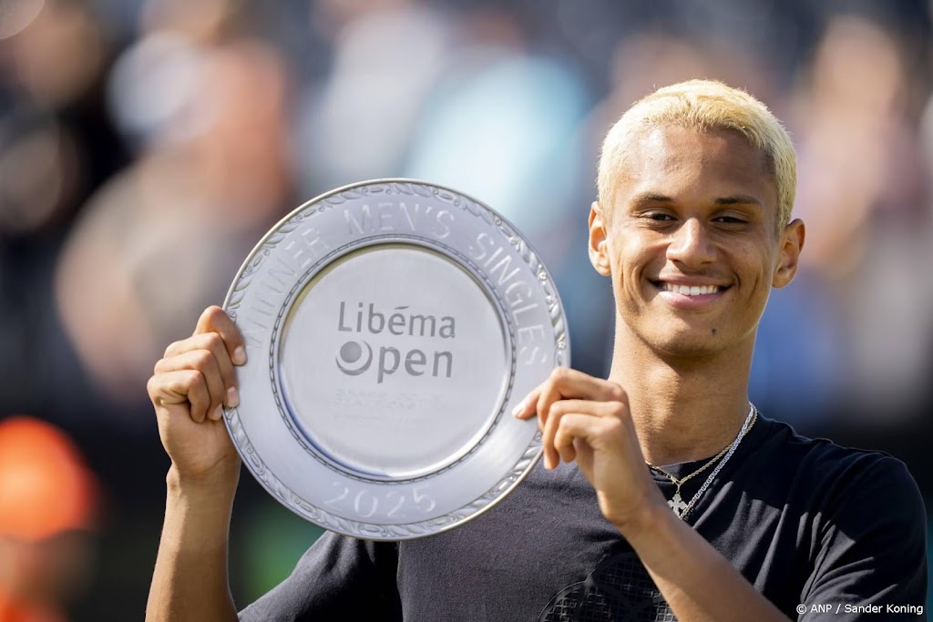 Tennisser Diallo klopt Bergs in Rosmalen en wint eerste ATP-titel