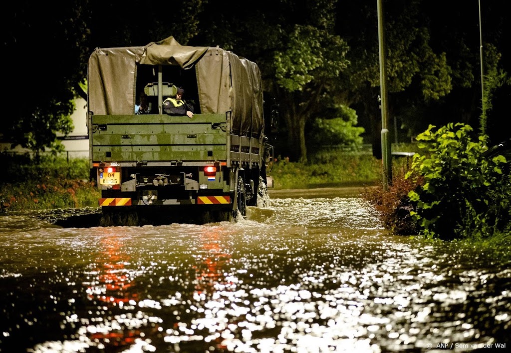 Ook België zet militairen in na zware regenval