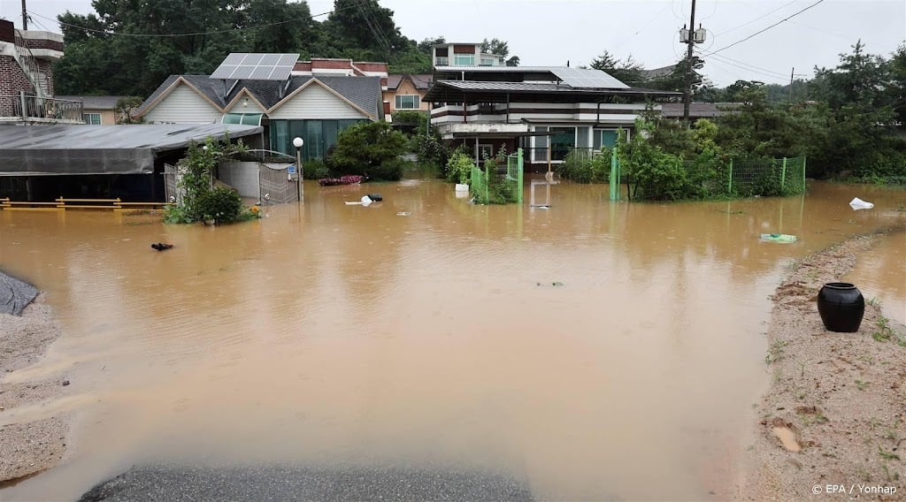 Doden door zware regenval en overstromingen in Zuid-Korea