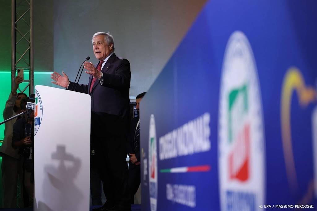 Tajani volgt Silvio Berlusconi op als leider van Forza Italia