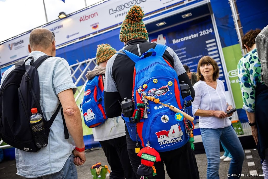 Bijna 45.500 wandelaars hebben startnummer Vierdaagse opgehaald