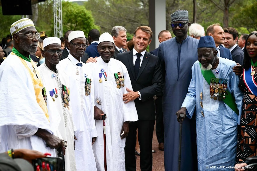 Macron herdenkt met Afrikaanse leiders WO2-operatie Provence