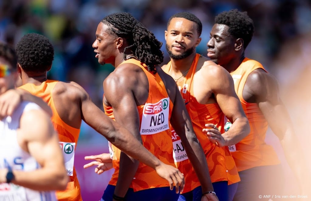 Sprinters met Afrifa naar finale 4x100 meter op EK atletiek 
