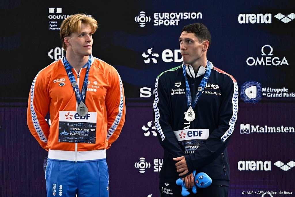 De Groot pakt EK-zilver op 50 meter school in Nederlands record