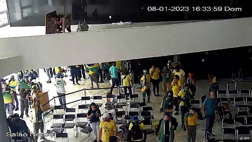 Flinke celstraffen voor bestormers overheidsgebouwen Brazilië