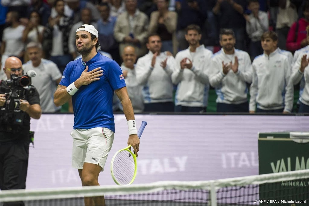 Italianen in Davis Cup in sterkste opstelling tegen Nederland