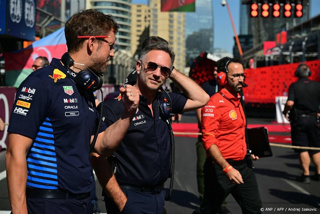 Teambaas Horner baalt na ongelukkige race voor Red Bull in Bakoe