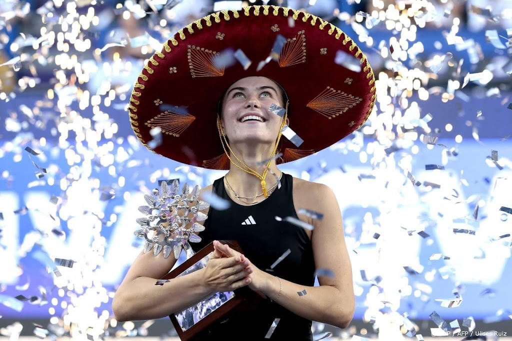 Tennisster Jovic (17) wint eerste WTA-titel