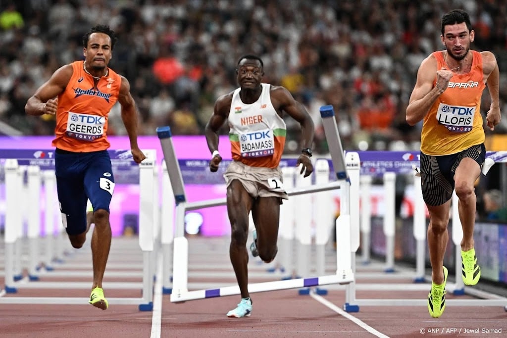 Geerds nipt door naar halve finales 110 meter horden op WK