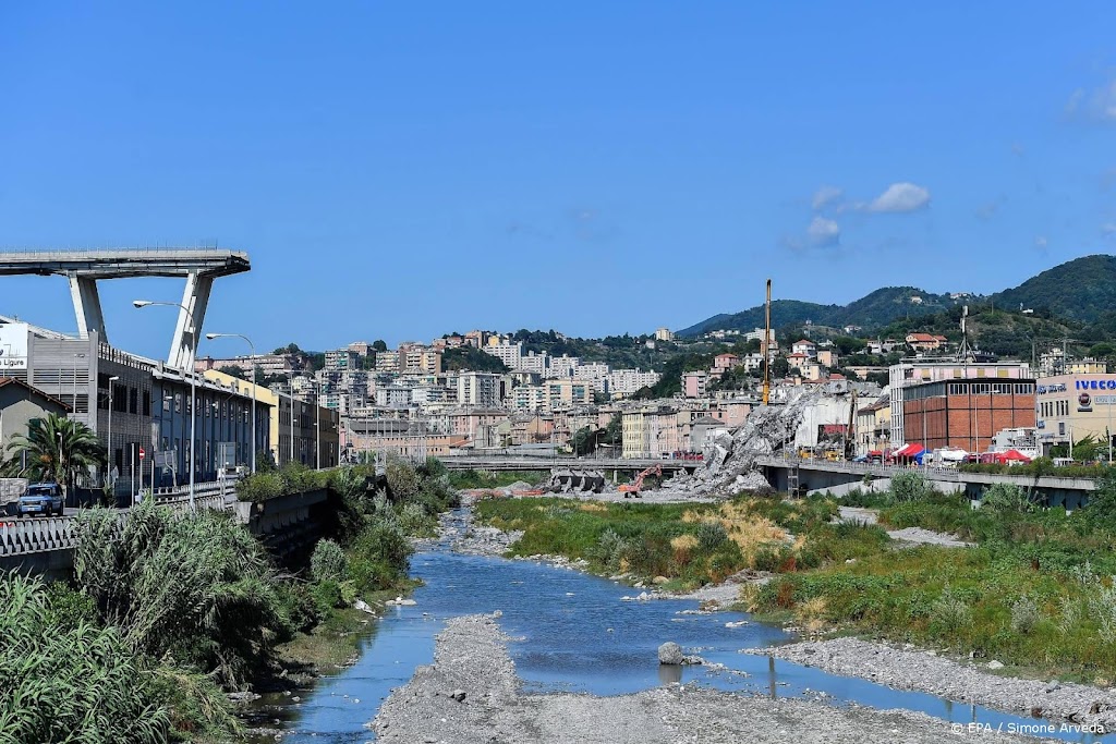 Verdachten aanwezig bij eerste zitting zaak ingestorte brug Genua