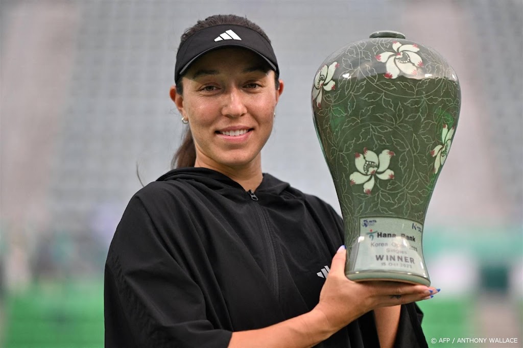 Tennisster Pegula maakt favorietenrol waar met titel in Seoul
