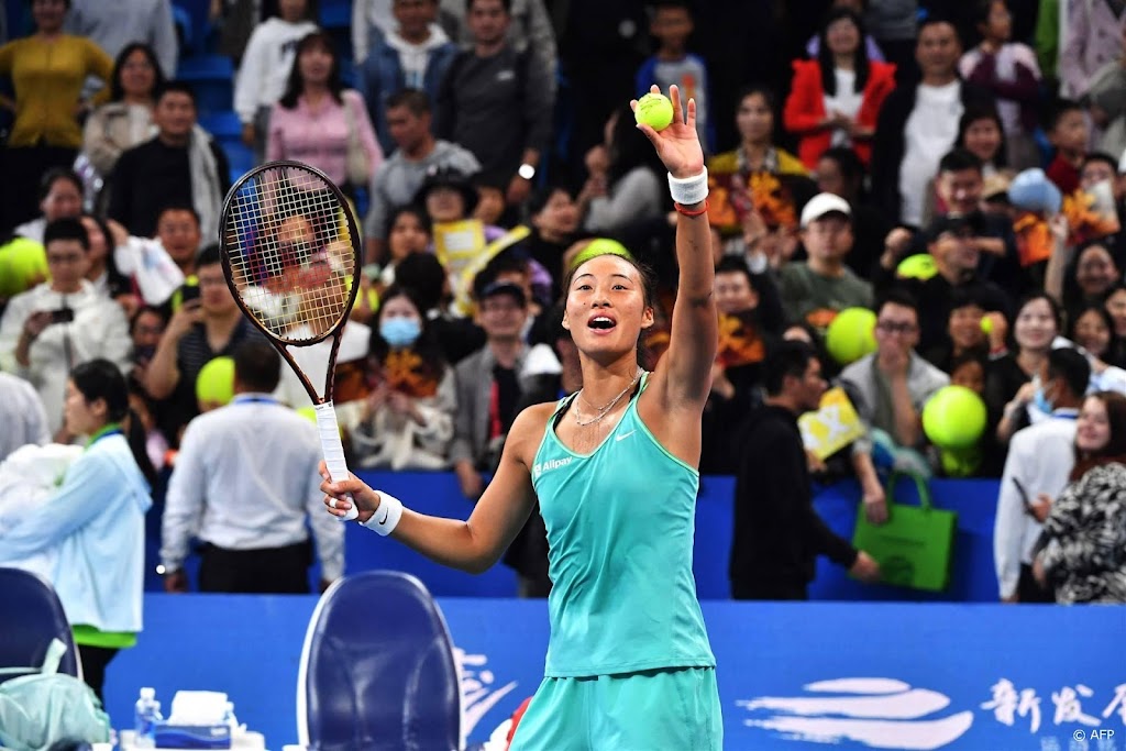 Tennisster Zheng pakt in Zhengzhou titel voor eigen publiek
