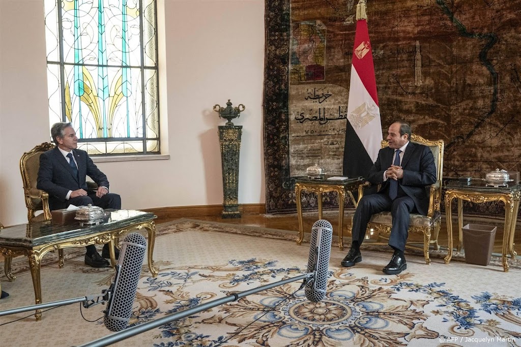 Blinken: Egypte opent grensovergang bij Rafah voor hulp aan Gaza