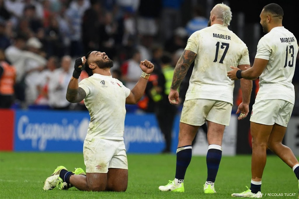 Rugbyers Engeland naar laatste vier WK na zege op Fiji