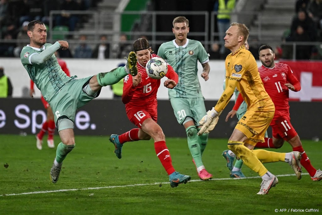 Zwitserland laat punten liggen tegen Belarus