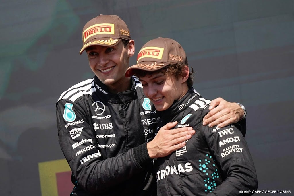 Mercedes ook in 2026 met F1-coureurs Russell en Antonelli 