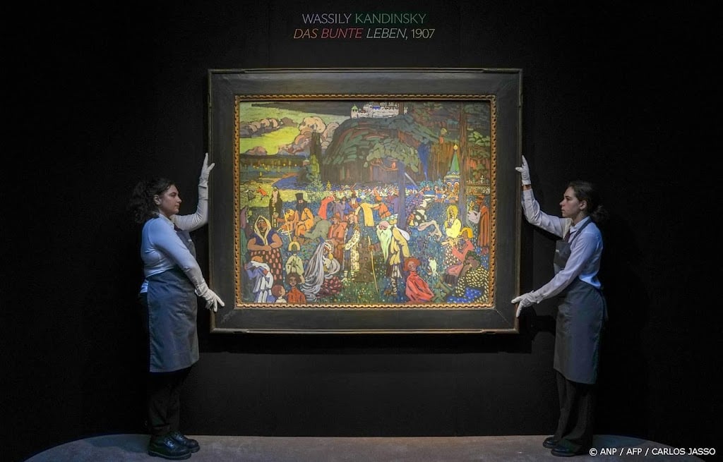 Door nazi's geroofde Kandinsky voor 32 miljoen geveild