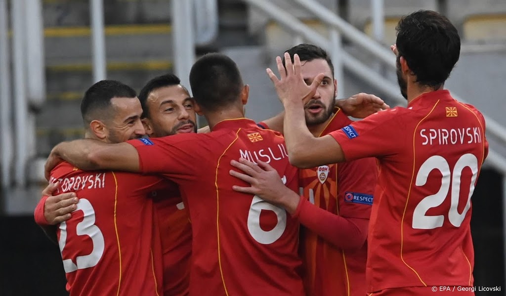 EK-opponent Noord-Macedonië nog ongeslagen in Nations League