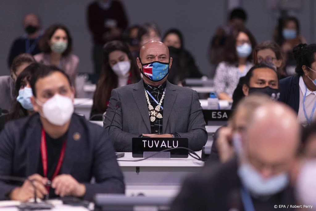'Zinkende' eilandstaat Tuvalu teleurgesteld over klimaatdeal