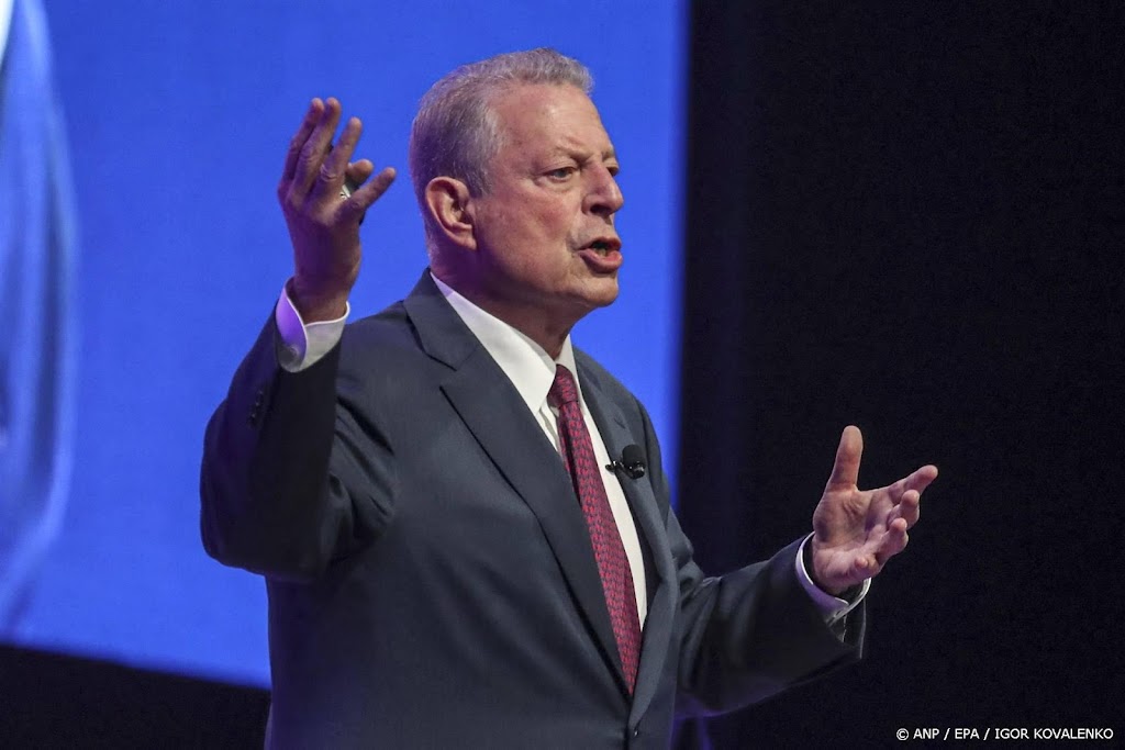 Al Gore op klimaattop: laat politieke tegenslag niet ontmoedigen