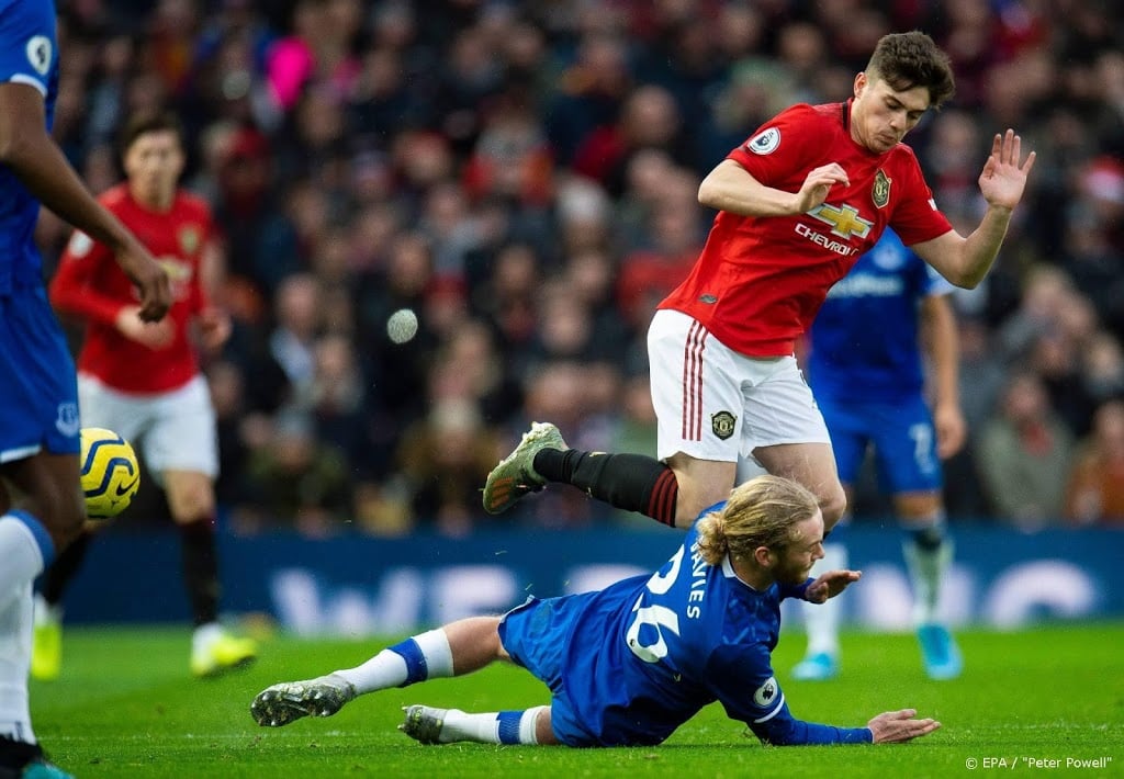 ManUnited blijft op 1-1 steken tegen Everton