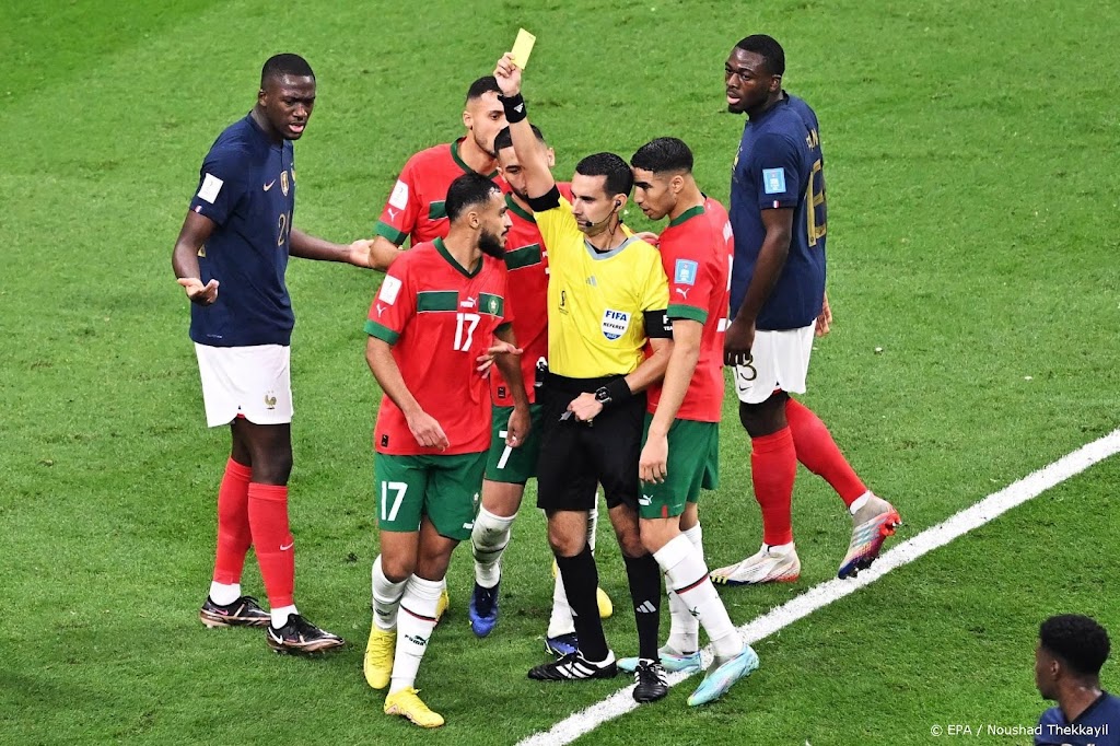 Marokko dient protest in tegen arbitrage in halve finale
