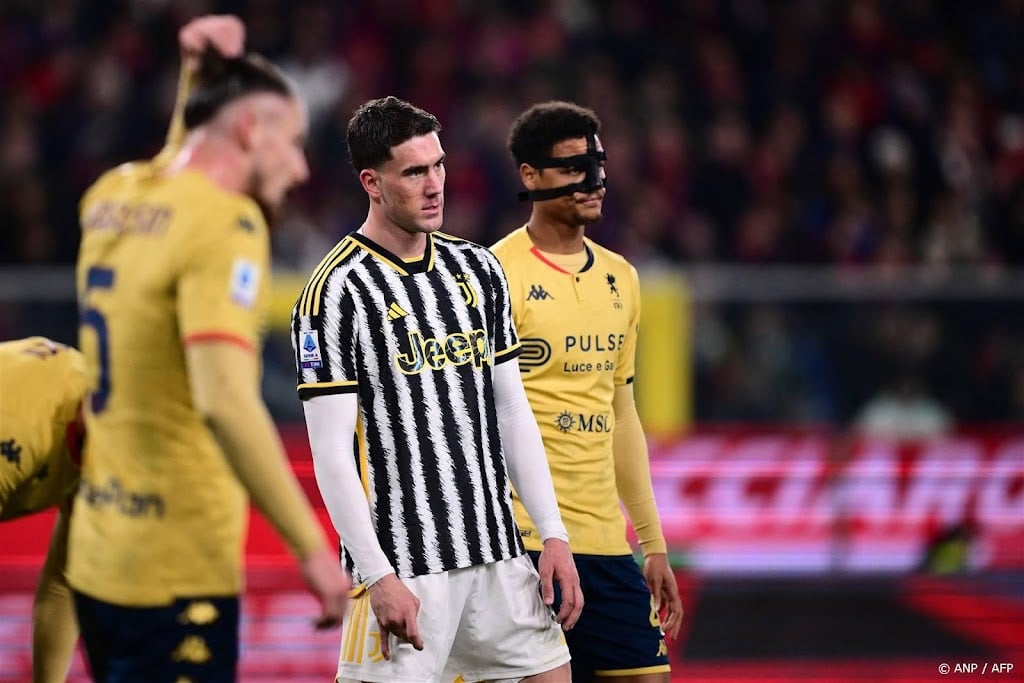 Juventus blijft op gelijkspel steken bij Genoa