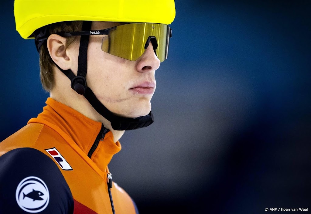 Shorttracker Van 't Wout pakt zilver op 1000 meter in Seoul