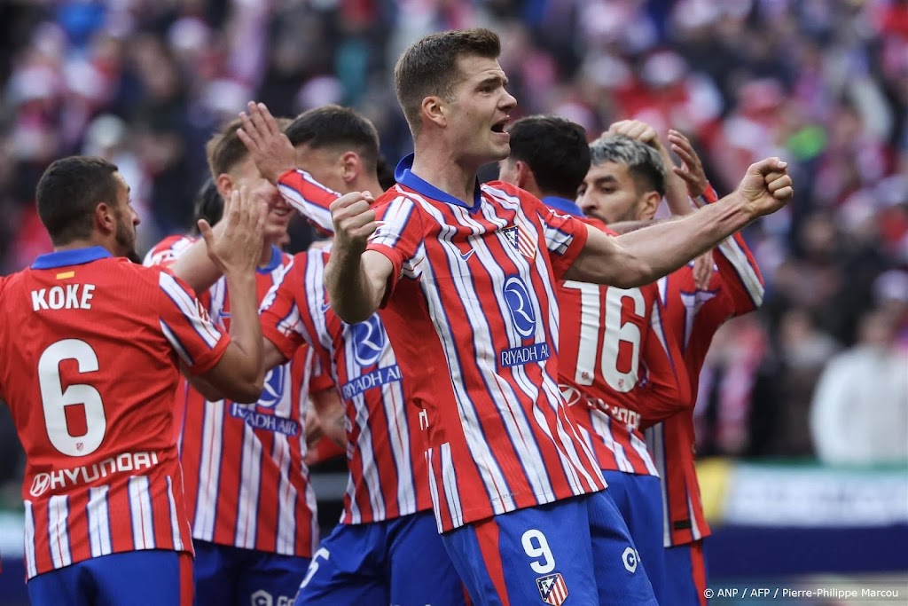 Spits Sørloth helpt Atlético Madrid aan zege op Getafe
