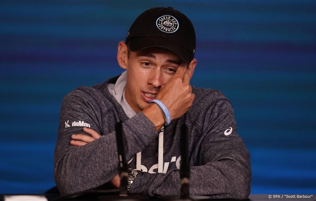 Geen Australian Open voor Australische tennisser De Minaur